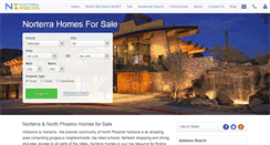 Desktop Screenshot of norterrahomes.com